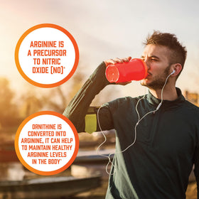 NOW Foods Arginine & Ornithine informations nutritionnelles