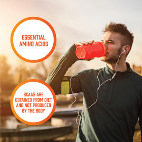 NOW Foods BCAA 120 capsules vue de côté