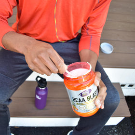 NOW Foods BCAA Blast Poudre Tropical Punch 600g étiquette et détails