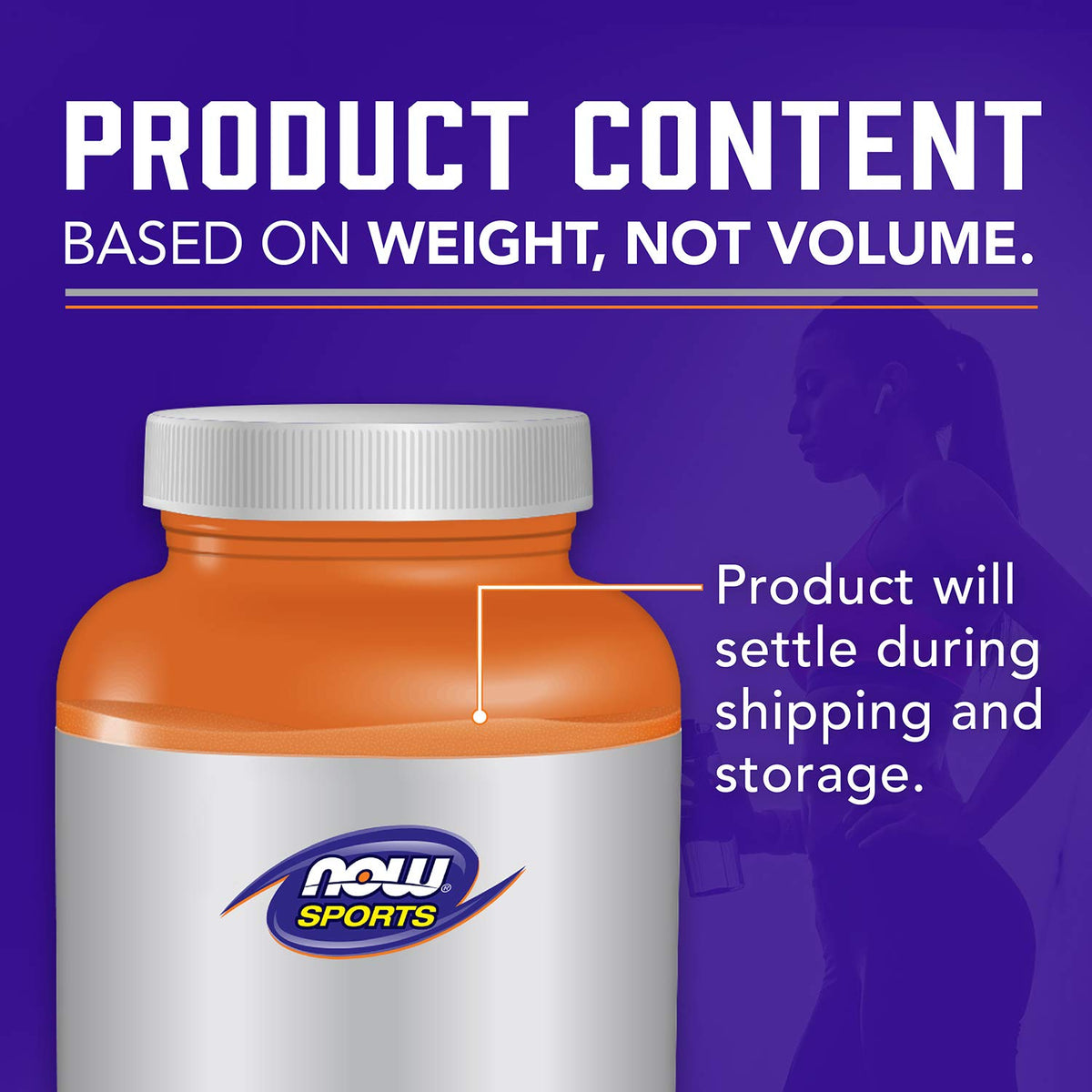 NOW Foods BCAA Blast Poudre Tropical Punch 600g sur une table de gym