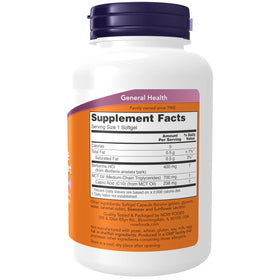 NOW Foods Berberine Glucose Support 90 gélules, étiquette et ingrédients