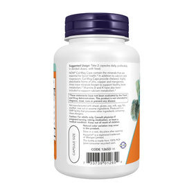 NOW Foods Cal-Mag capsules ouvertes avec contenu visible