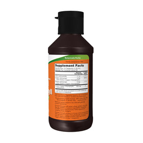 NOW Foods Chlorophylle Liquide Extra Fort étiquette et contenu