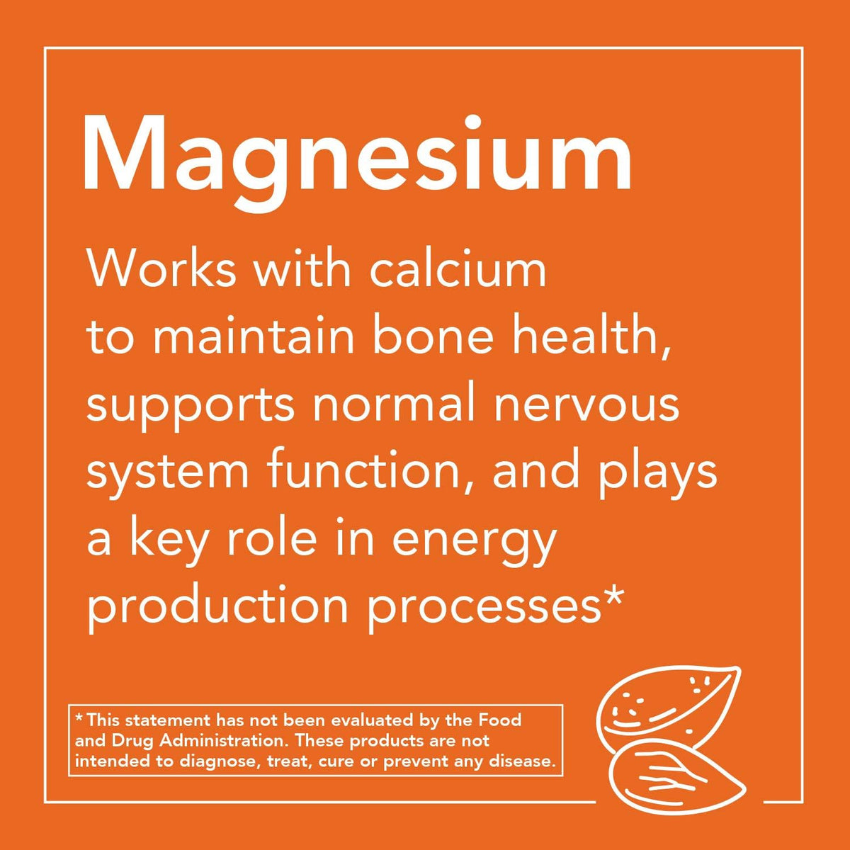 NOW Foods Citrate de Magnésium 200 mg vue arrière de l'emballage