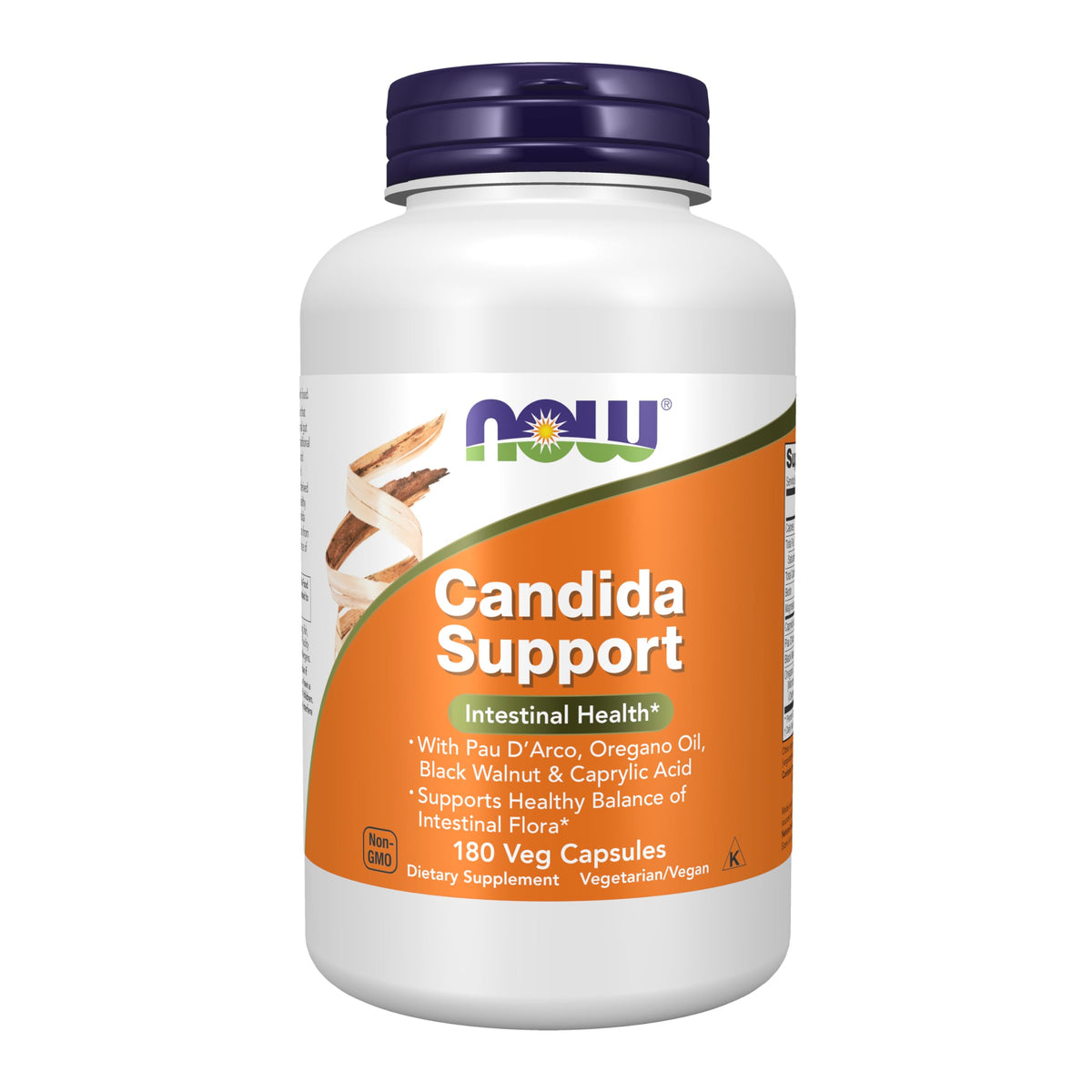 NOW Foods Complément Alimentaire Candida Support 180 Capsules Végétales
