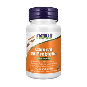 NOW Foods Complément Alimentaire Probiotique 50+ 60 Capsules Végétales - vue avant