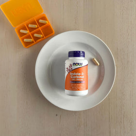 NOW Foods Complément Indole-3-Carbinol avec ingrédients listés