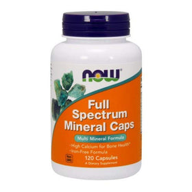 NOW Foods Compléments Minéraux Spectre Complet 120 CAPS, capsules à l'intérieur