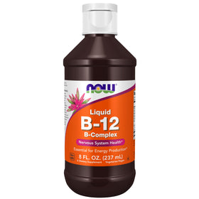 NOW Foods complexe de vitamine B-12 liquide 240 ml vue avant