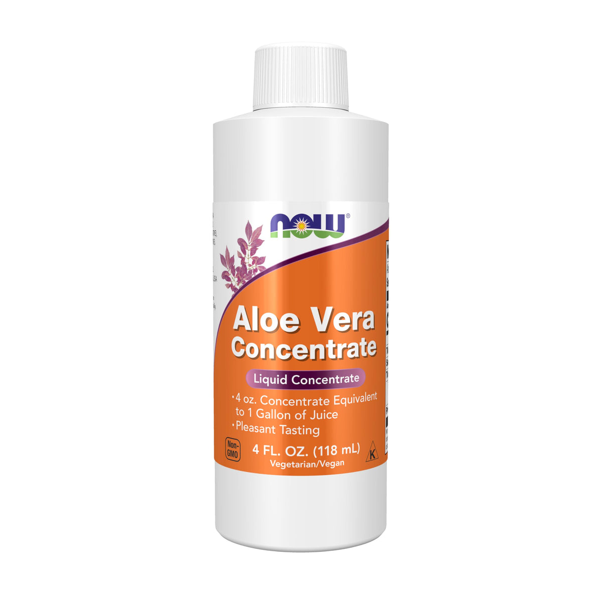 NOW Foods Concentré de Aloe Vera 40:1 141g vue avant