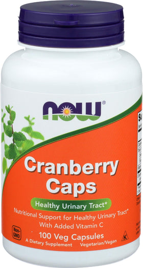 NOW Foods Concentré de Canneberge 100 Capsules Végétales Pack de 2