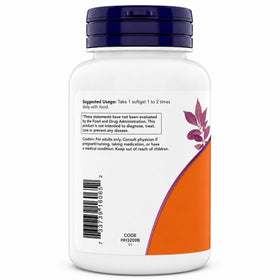 NOW Foods CoQ10 100 mg gélules - étiquette