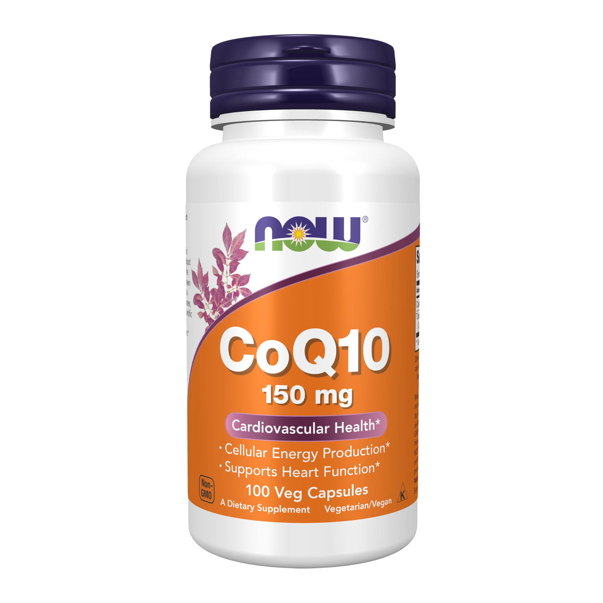 NOW Foods CoQ10 150 mg 100 capsules vue de face