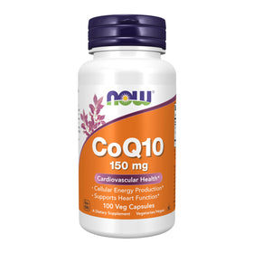 NOW Foods CoQ10 150 mg 100 capsules vue de face