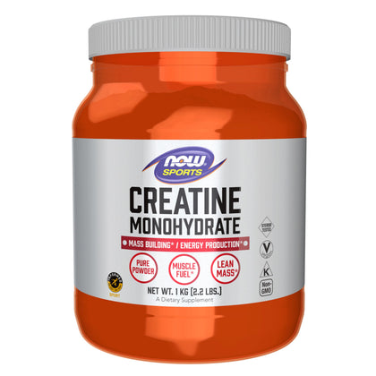 NOW Foods Créatine Monohydrate Poudre 1152g vue avant