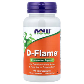 NOW Foods D-Flame 90 Vcaps - vue avant du produit