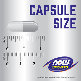 NOW Foods D-Ribose 750 mg 120 Veg Caps sur fond neutre