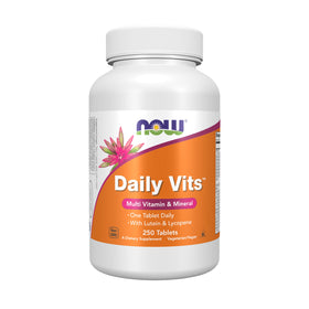 NOW Foods Daily Vits 250 Tablettes vue de face