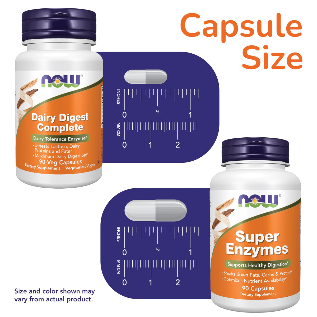 NOW Foods Dairy daily Complete 90 Capsules