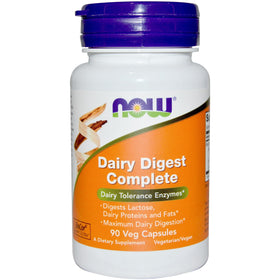 NOW Foods Dairy daily Complete 90 VegiCaps vue de face
