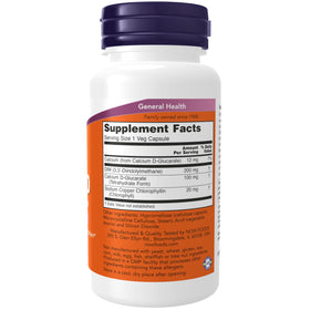 NOW Foods DIM 200 capsules végétales avec étiquette