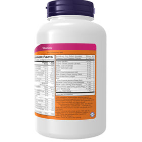 NOW Foods EcoGreen Multivitamines, vue latérale de l'emballage