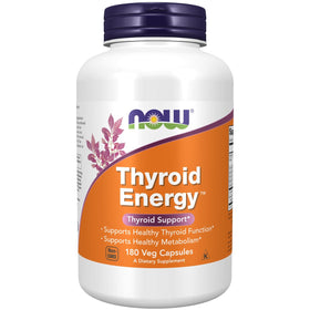 NOW Foods Énergie Thyroïdienne 180 gélules végétales pack de 2 vue avant