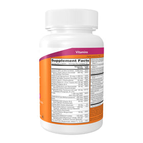NOW Foods Eve™ Multivitamine Femme comprimé sur fond blanc