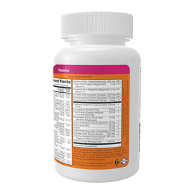 NOW Foods Eve™ Multivitamine Femme vue de côté avec étiquette
