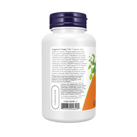 NOW Foods Extrait de Aubépine 600 mg étiquette des ingrédients