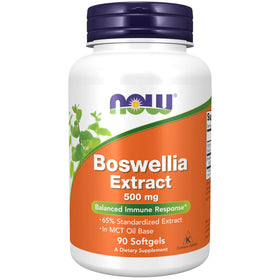 NOW Foods Extrait de Boswellia 500 mg flacon de 90 gélules molles