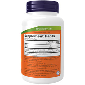 NOW Foods Extrait de Boswellia 500 mg gélule molle vue de côté