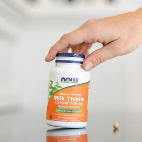 NOW Foods Extrait de Chardon-Marie avec des herbes