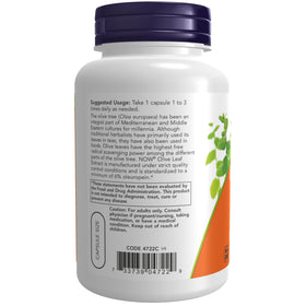 NOW Foods Extrait de Feuille d'Olivier 500 mg emballage