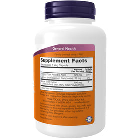 NOW Foods Extrait de Pépin de Raisin 100 mg capsules végétales