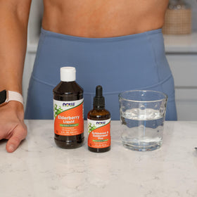 NOW Foods Extrait de Sureau 500 mg avec cuillère doseuse
