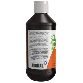 NOW Foods Extrait de Sureau Liquide pack de 2