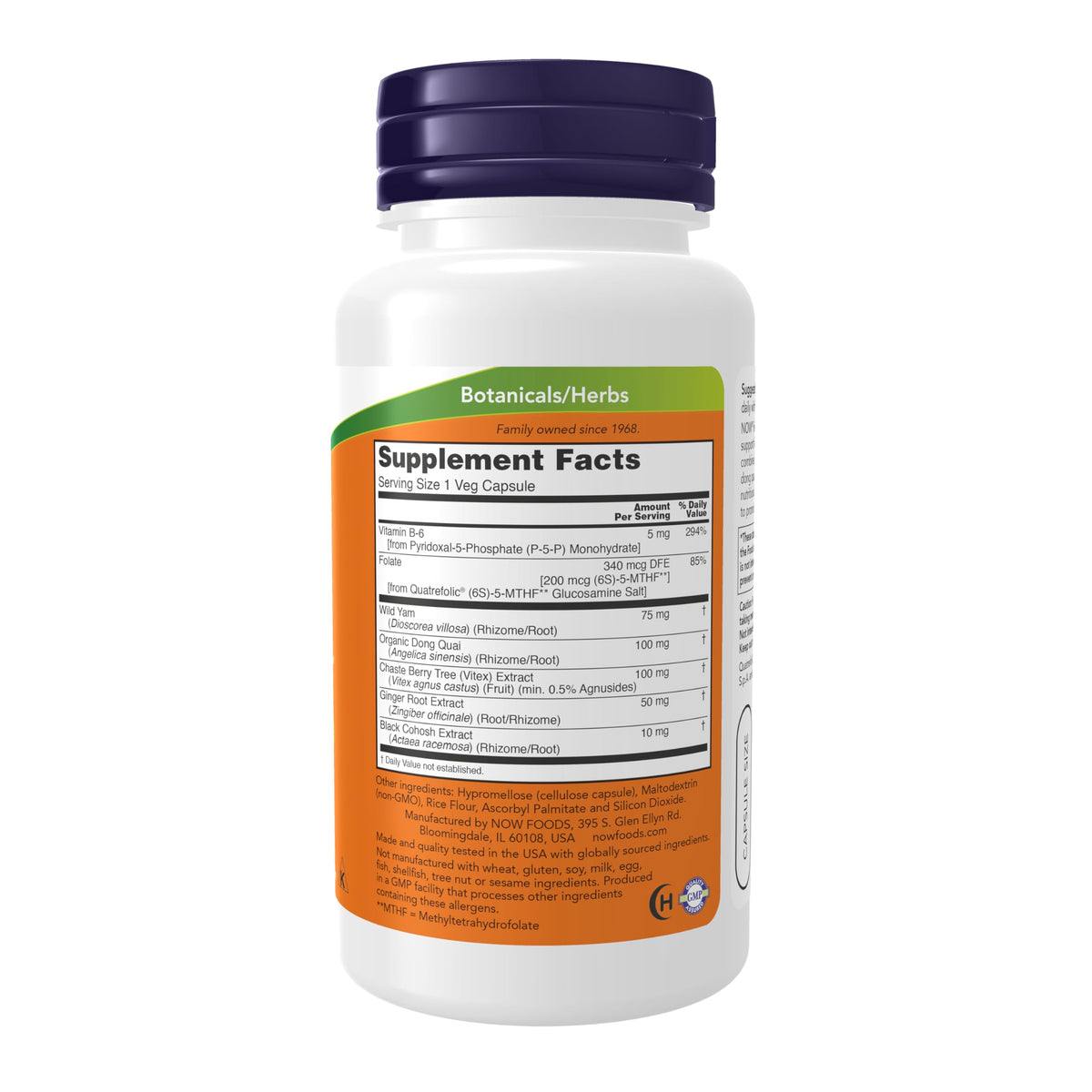 NOW Foods Female Balance™ 90 capsules avec étiquette