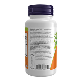 NOW Foods Female Balance™ capsules ouvertes sur une surface