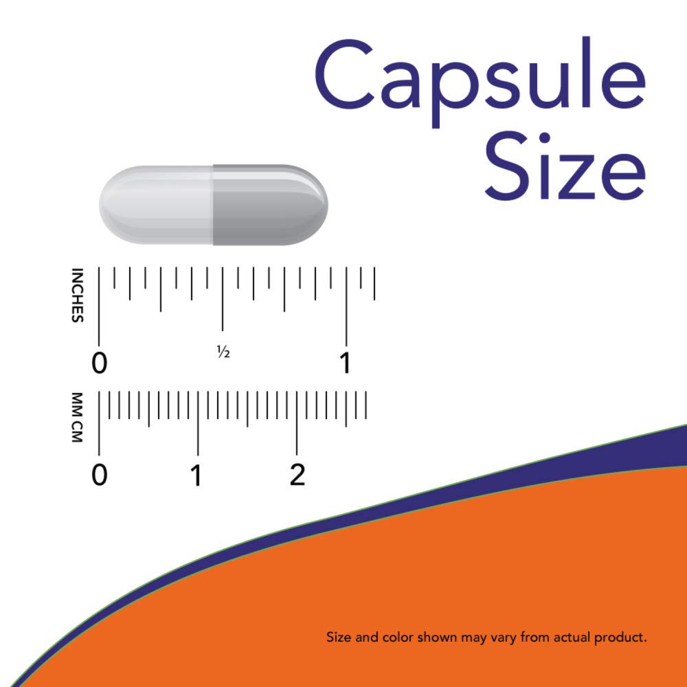 NOW Foods Gaba 500mg 100 capsules en vue rapprochée