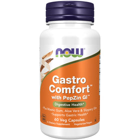 NOW Foods Gastro Comfort 60 capsules front view