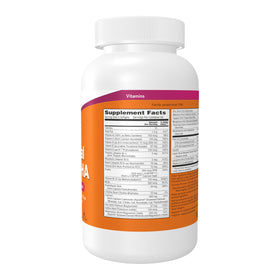 NOW Foods Gels Prénatals + DHA 250 mg côté de la boîte