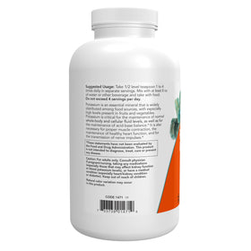 NOW Foods Gluconate de Potassium Poudre Pure 540g cuillère à café