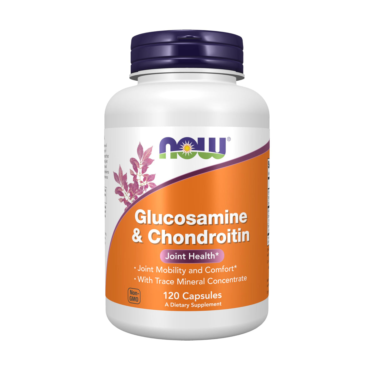 NOW Foods Glucosamine & Chondroitin 120 Capsules vue avant