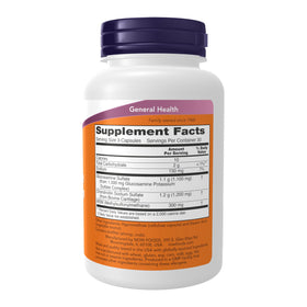 NOW Foods Glucosamine & Chondroitin 90 capsules végétales avec étiquette