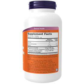 NOW Foods Glucosamine & Chondroitin Extra Strength dos de l'emballage