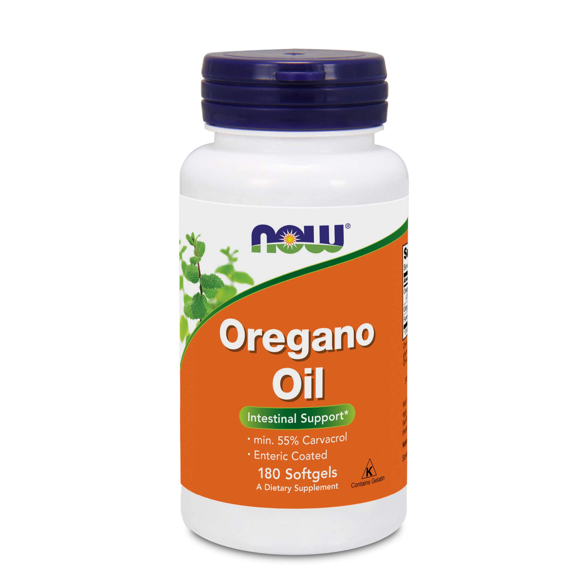 NOW Foods Huile d'Origan 181mg 180 gélules - vue avant