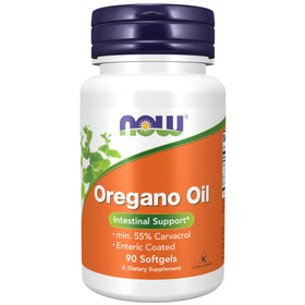 NOW Foods Huile d'Origan 90 gélules vue de face