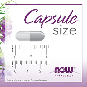 NOW Foods Hydration Rescue Acide Hyaluronique présentation des capsules sur fond blanc