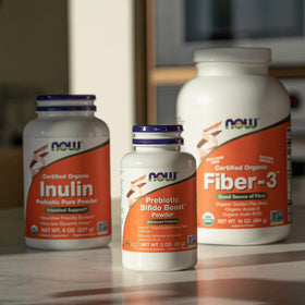 NOW Foods Inuline Prébiotique Poudre Pure 531g en mesure